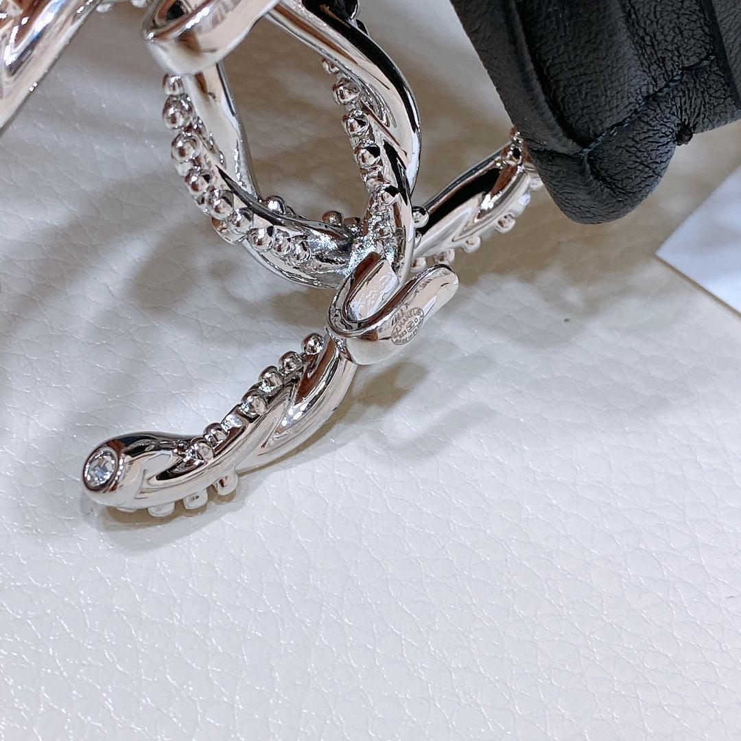 Chanel 2026 Rhinestone Twist Buckle Belt 30mm 208804