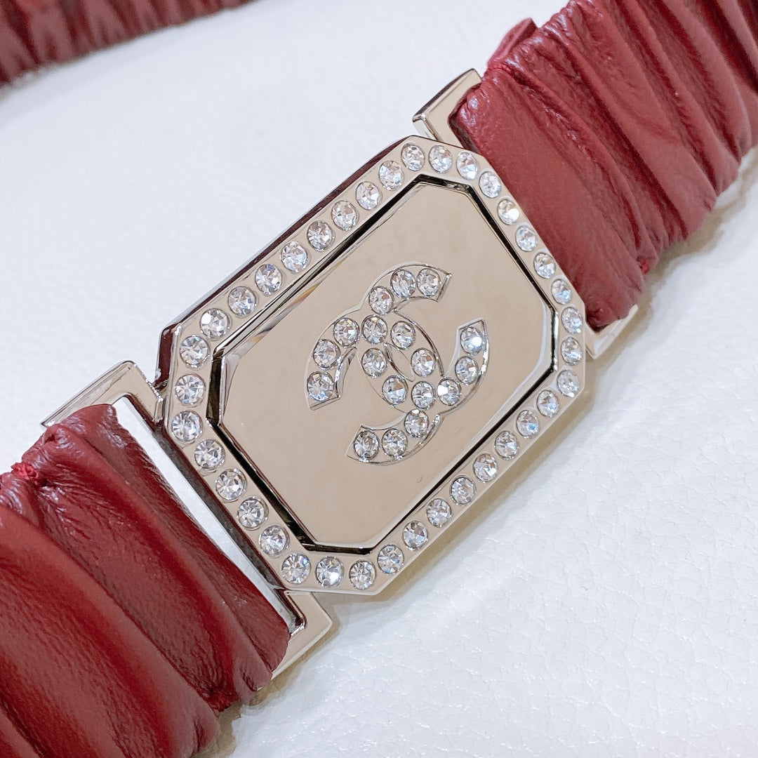 Chanel 2026 Stretchy Belt 30mm Calfskin 208807