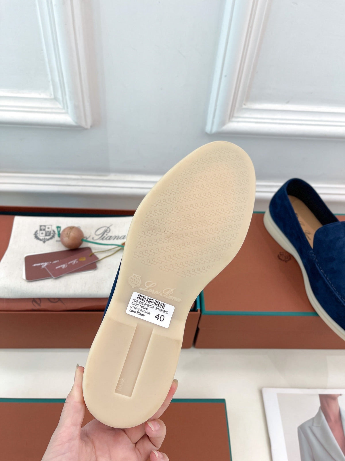 LP 2025 Loafer Blue Suede