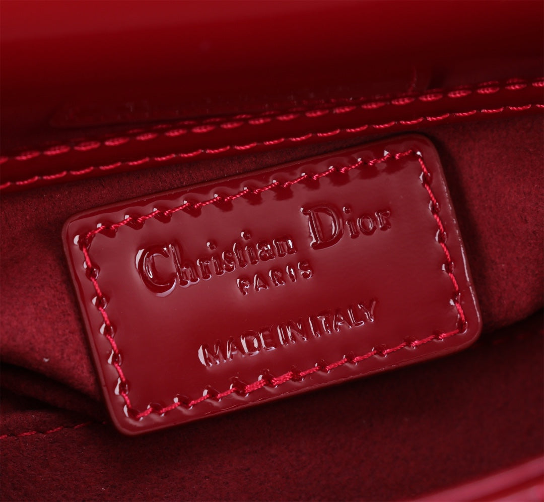 MICRO LADY D-JOY 16.5 RED PATENT LAMBSKIN