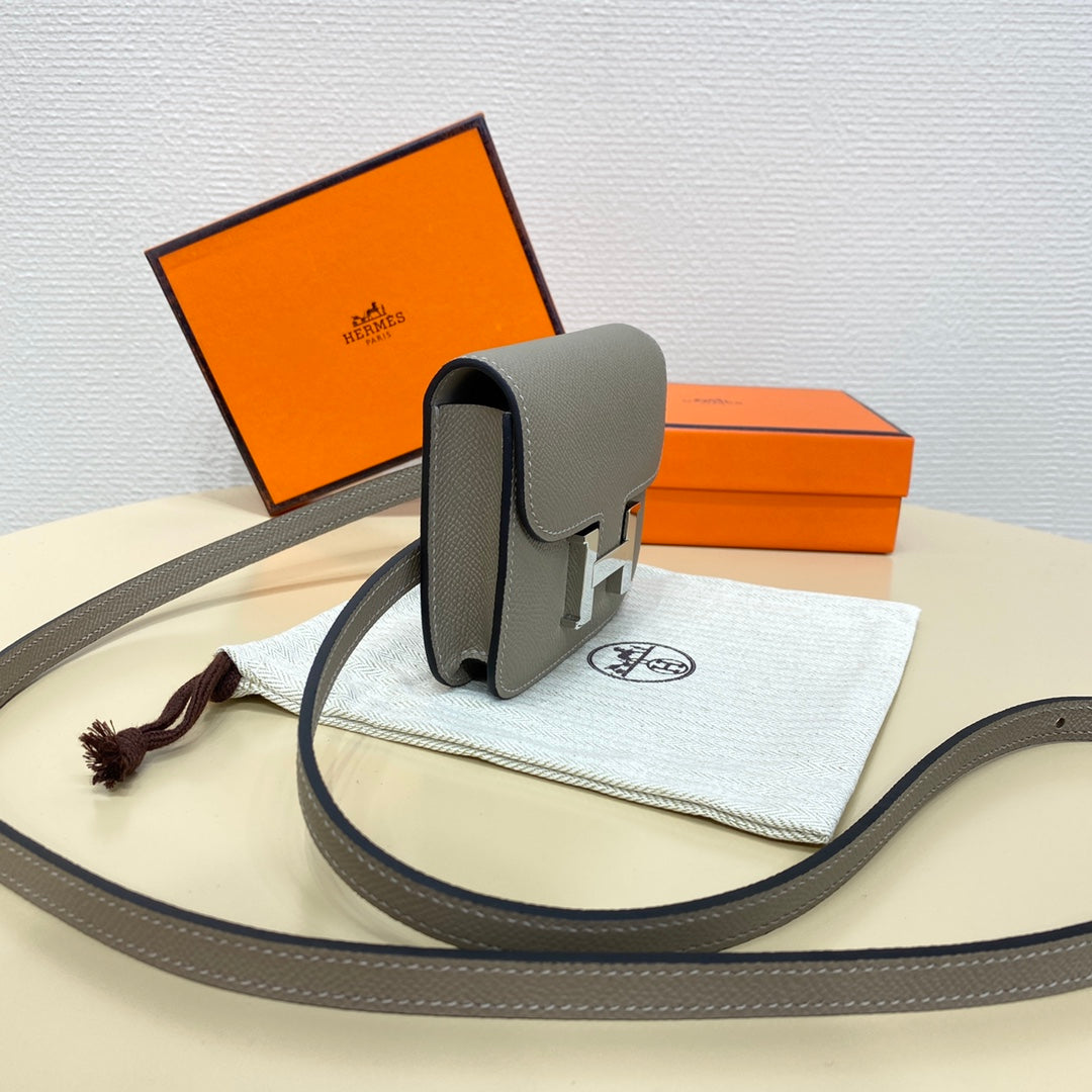 High-end Hermes 2026 Constance Bag 12.5cm Epsom Leather 2