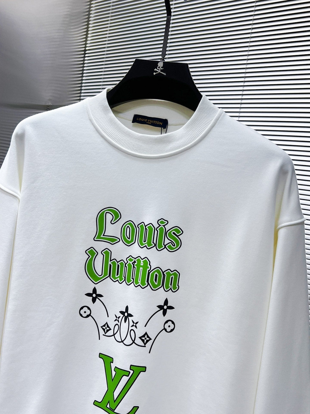 LV SWEATER IN WHITE POLYAMIDE FABRIC 238800