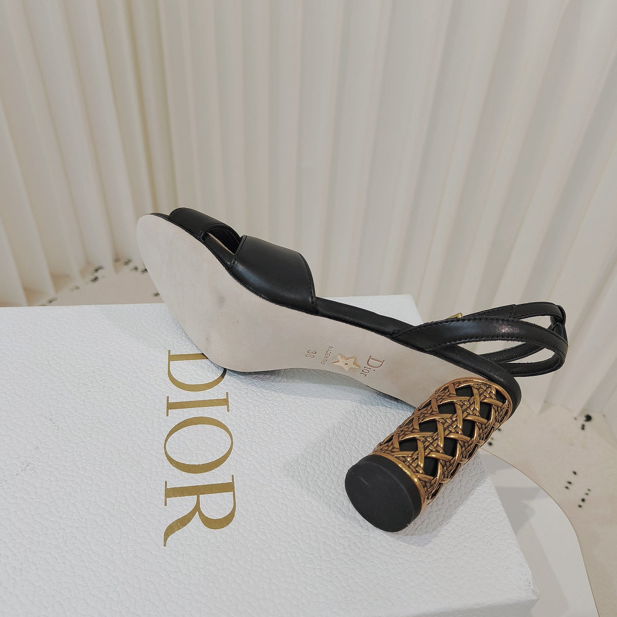 Dior 2026 Granville Heeled Sandal Lambskin 927498