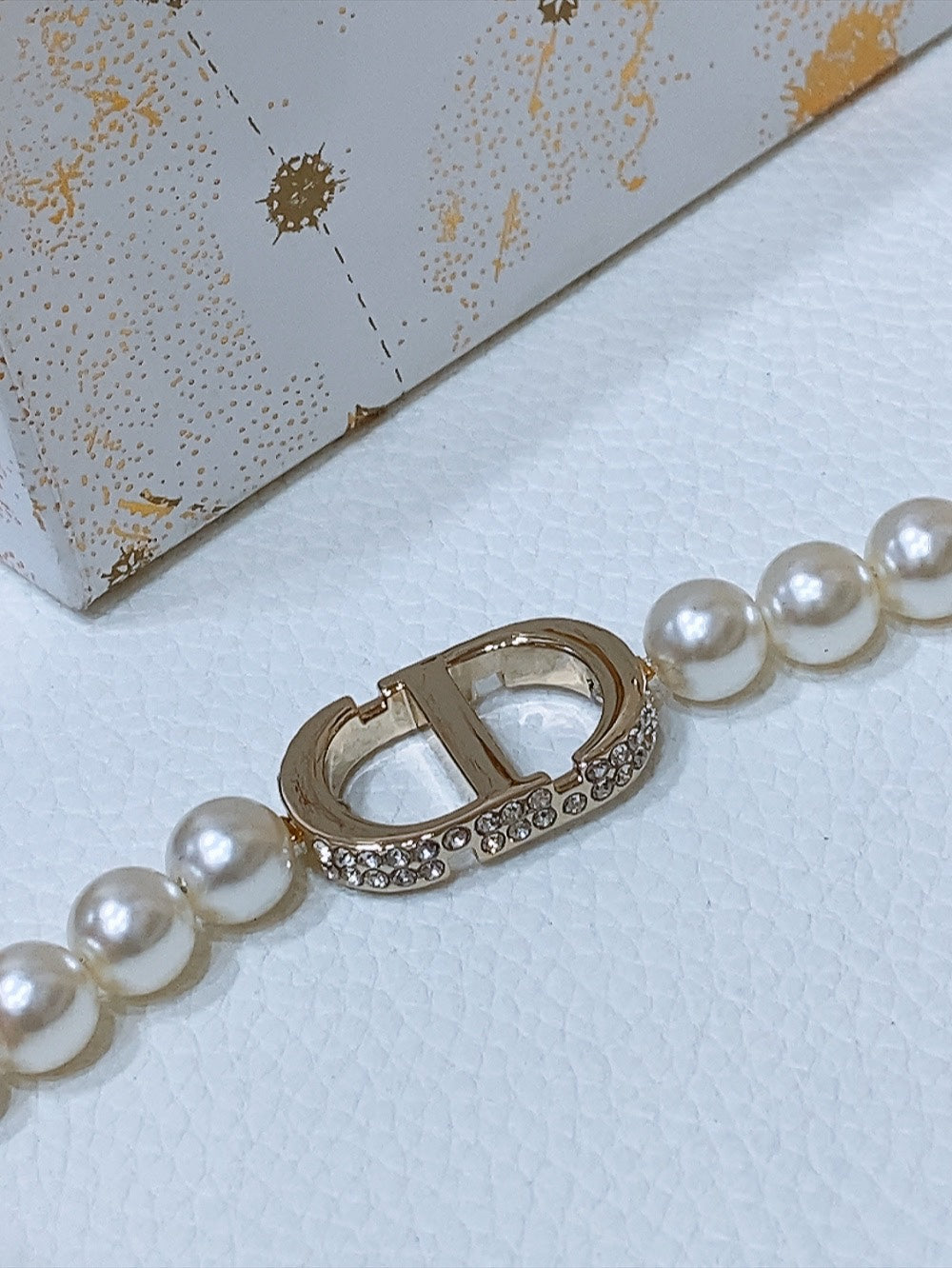 Dior 2026 Montaigne Pearls Belt 18mm 184997