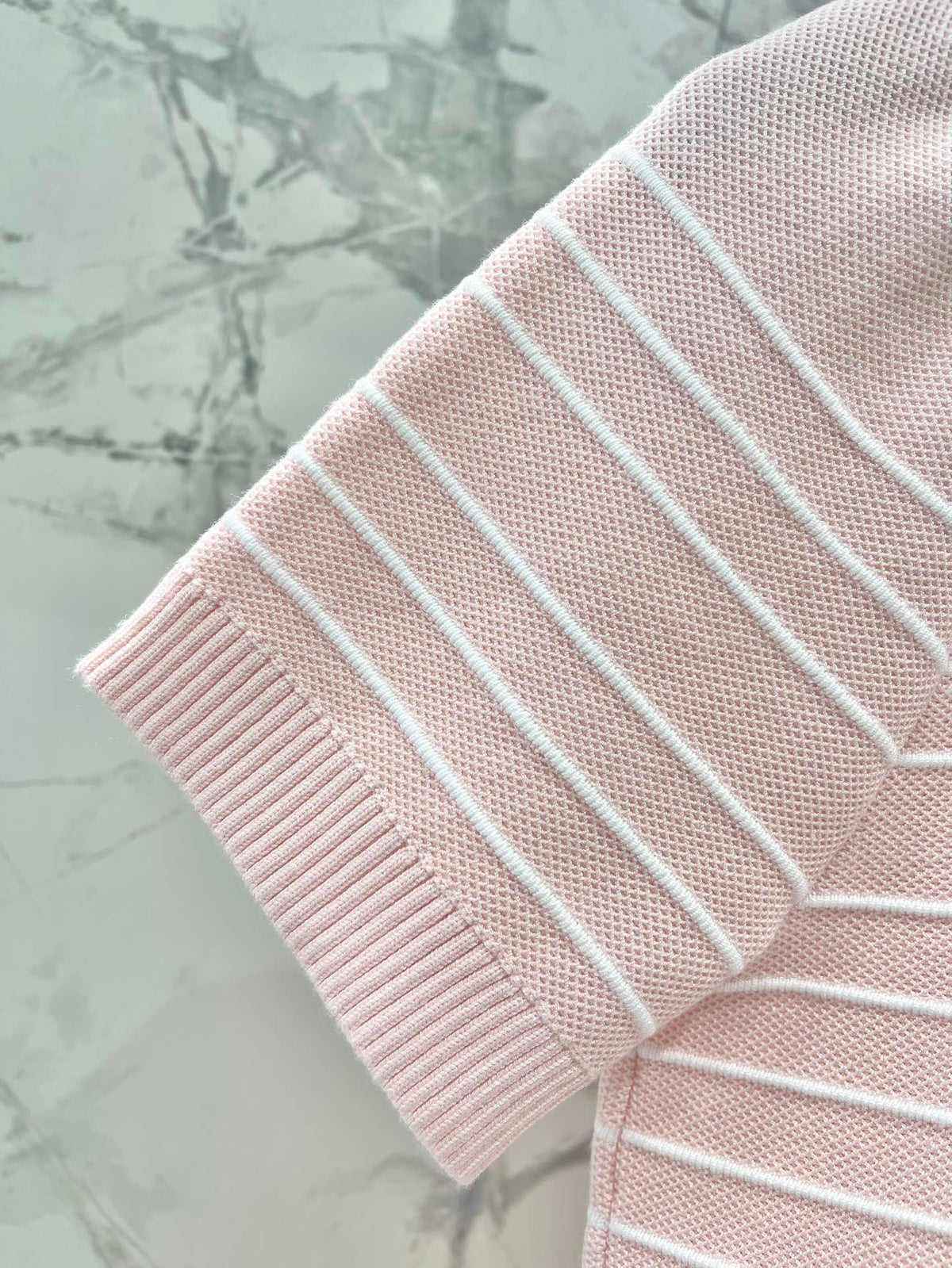 Gucci Polo Shirt Dress Pink Cotton Wool