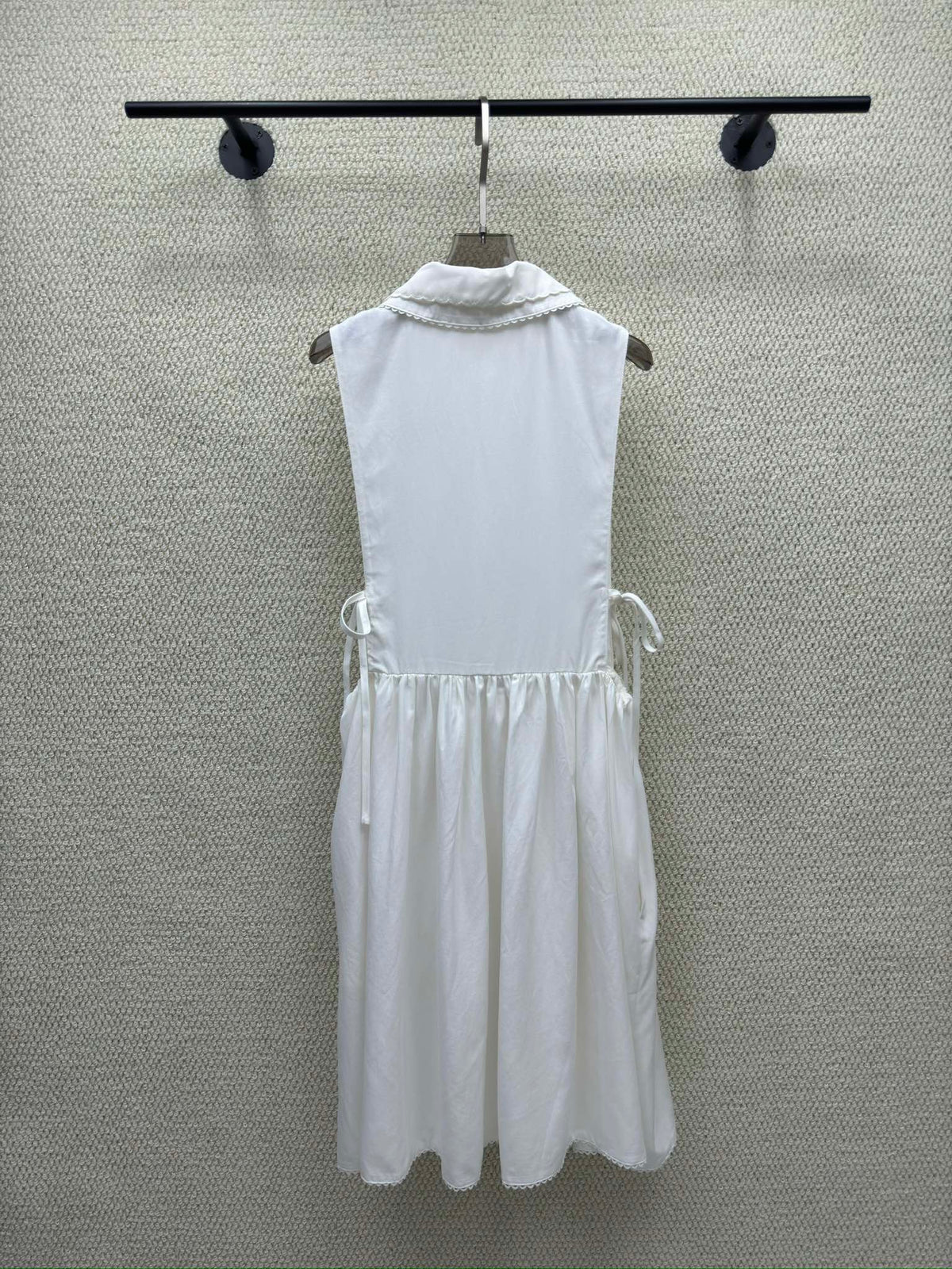 Miumiu 2026 Vest Dress White Cotton 226003