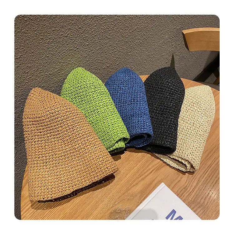 Women's Summer Thin Beach Sun-proof Straw Hat hercurva