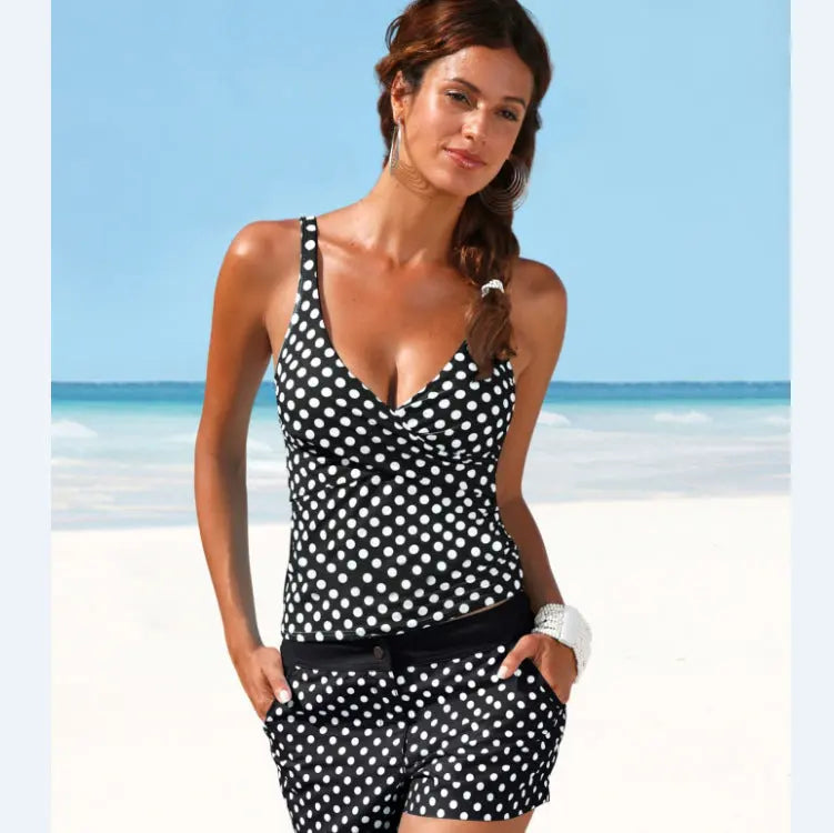 Women's sexy polka dot swimwear hercurva