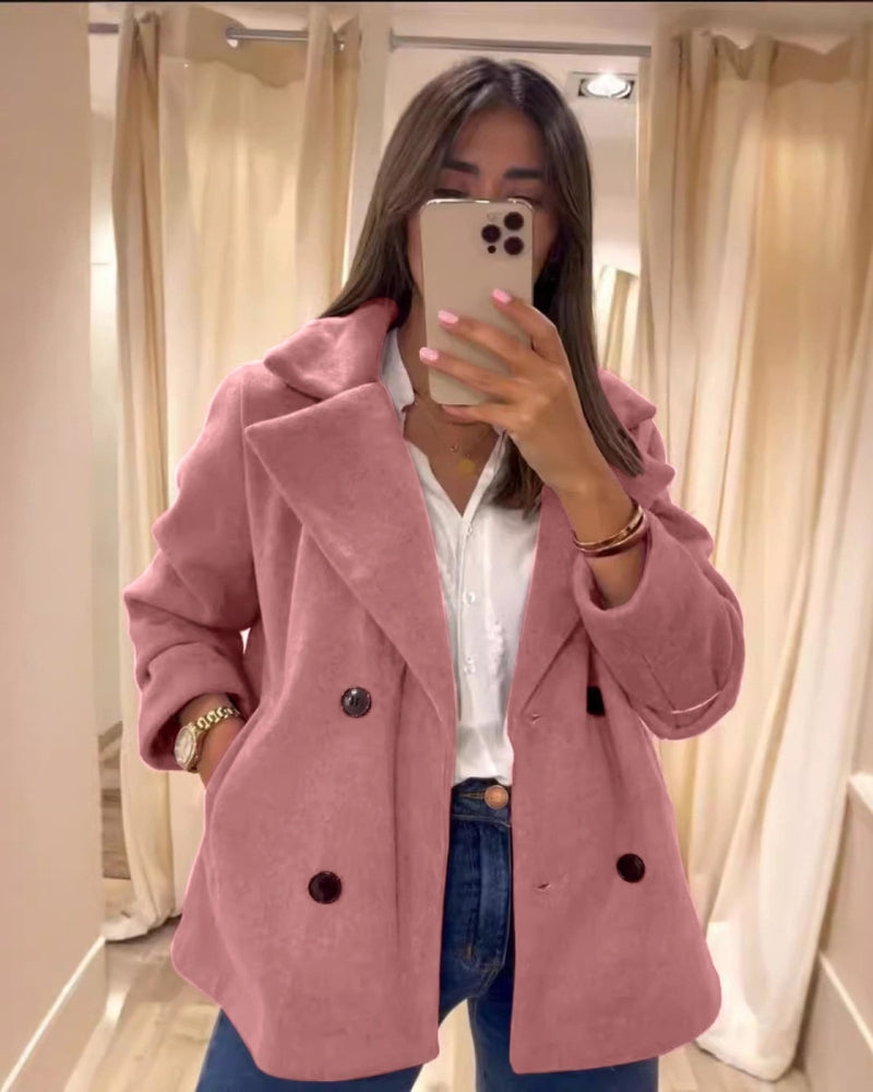 MOIREA - WILLOW BLUSH COAT #VEV41188