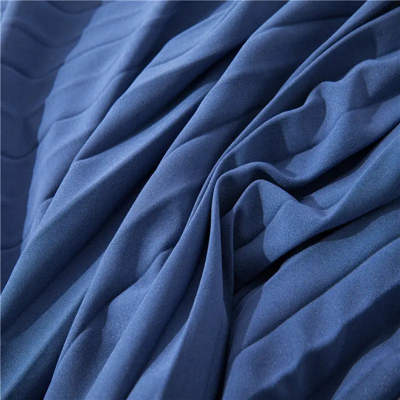 Solid Color Simple Organ Pleated Skirt Mid-length Skirt hercurva