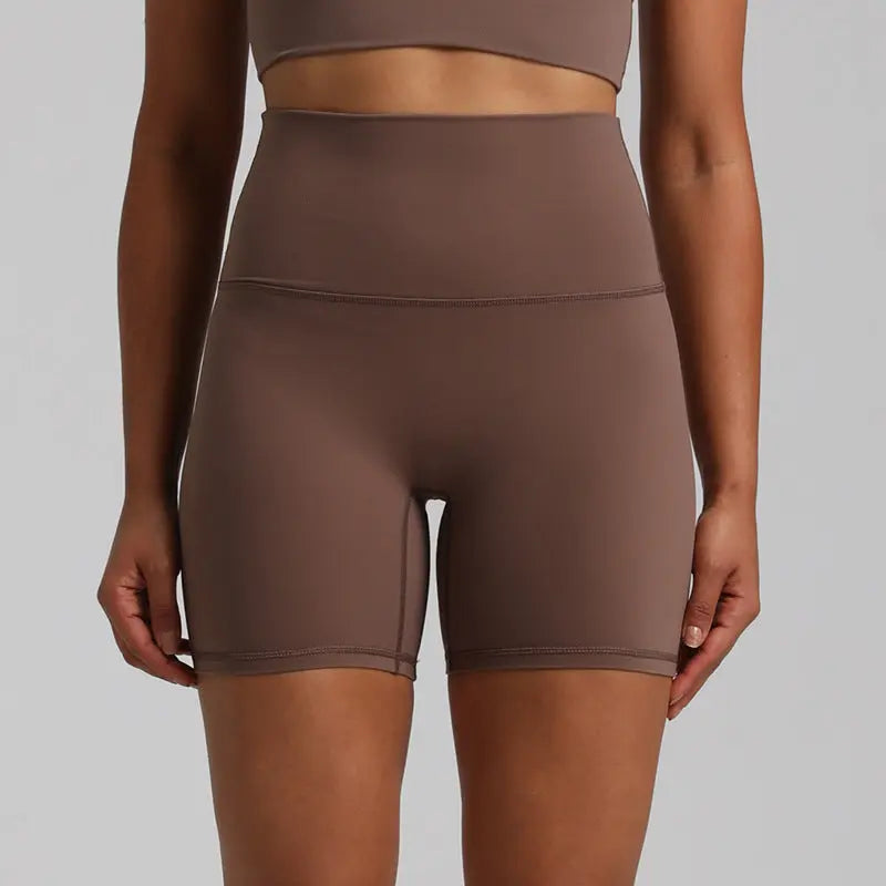 Nude Feel Yoga Quick-drying Breathable Slim Fit Sports Shorts hercurva