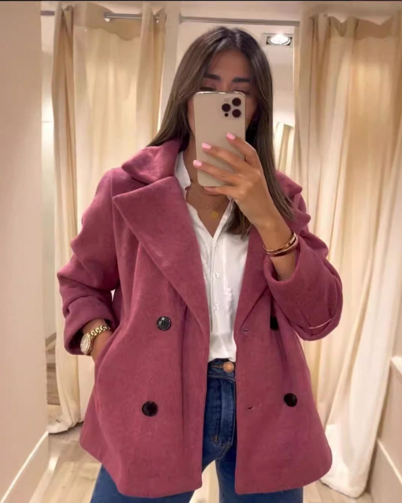 MOIREA - WILLOW BLUSH COAT #VEV41188
