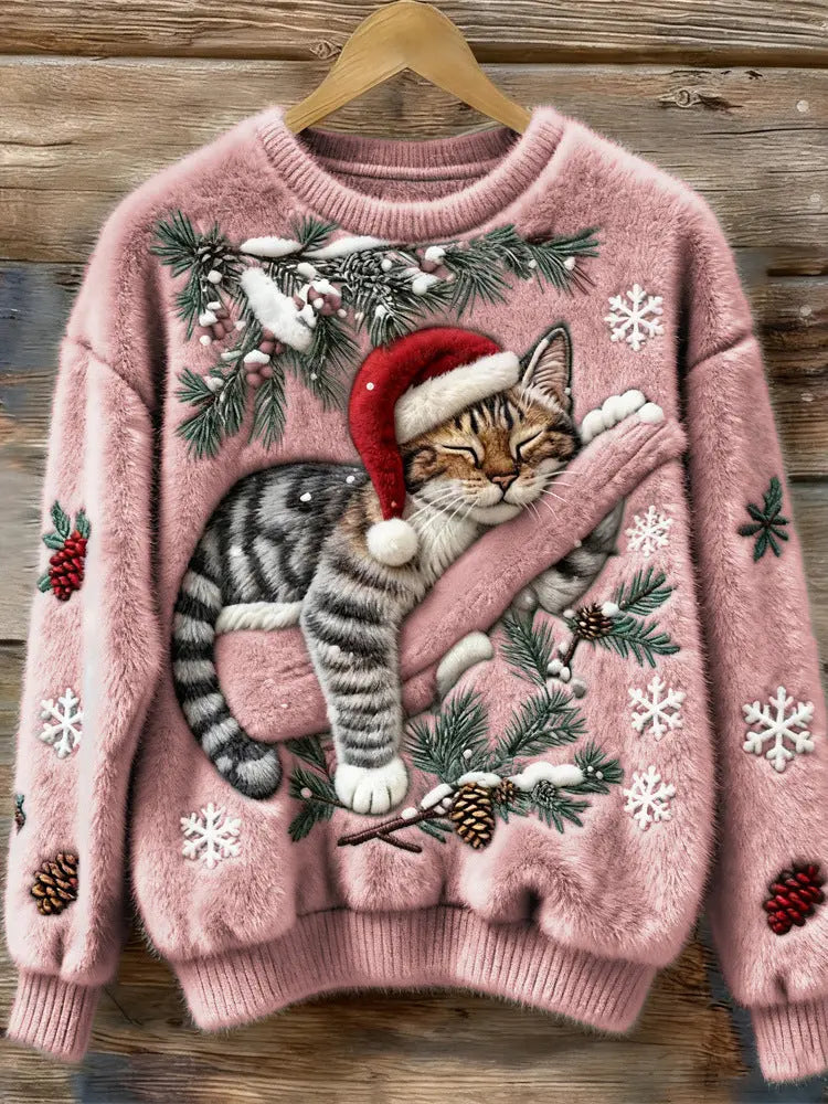 Women's 3D Digitally Printed Christmas Hoodie hercurva