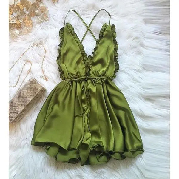 Fashion Women Sexy Sleepwear Style Jumpsuit Rompers Clubwear Playsuit Trousers 3 color hercurva