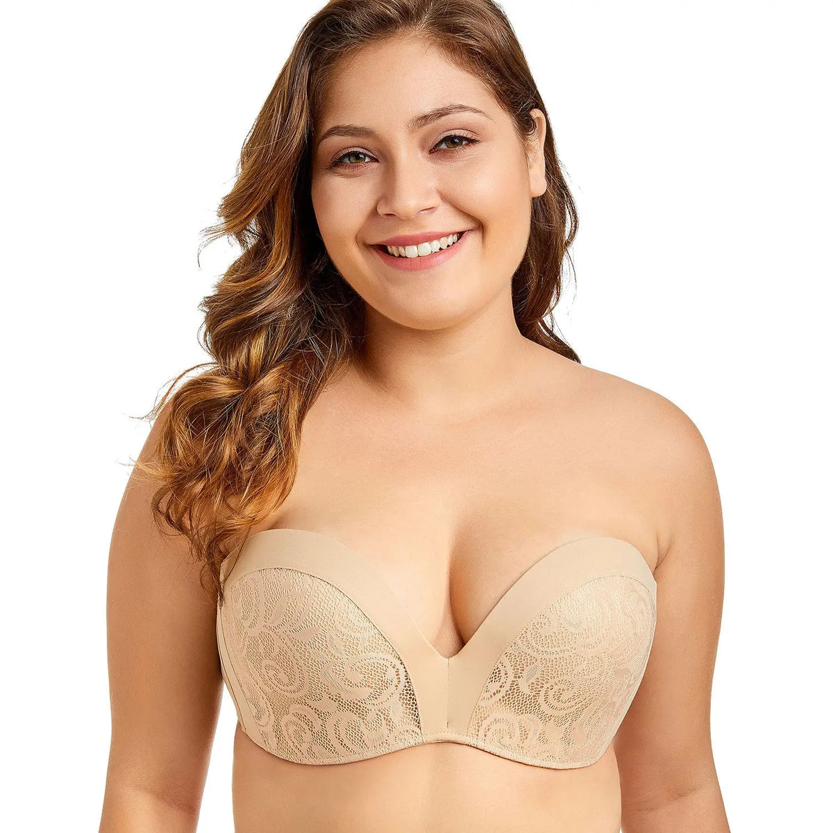 Female tube top anti-slip thin support hercurva