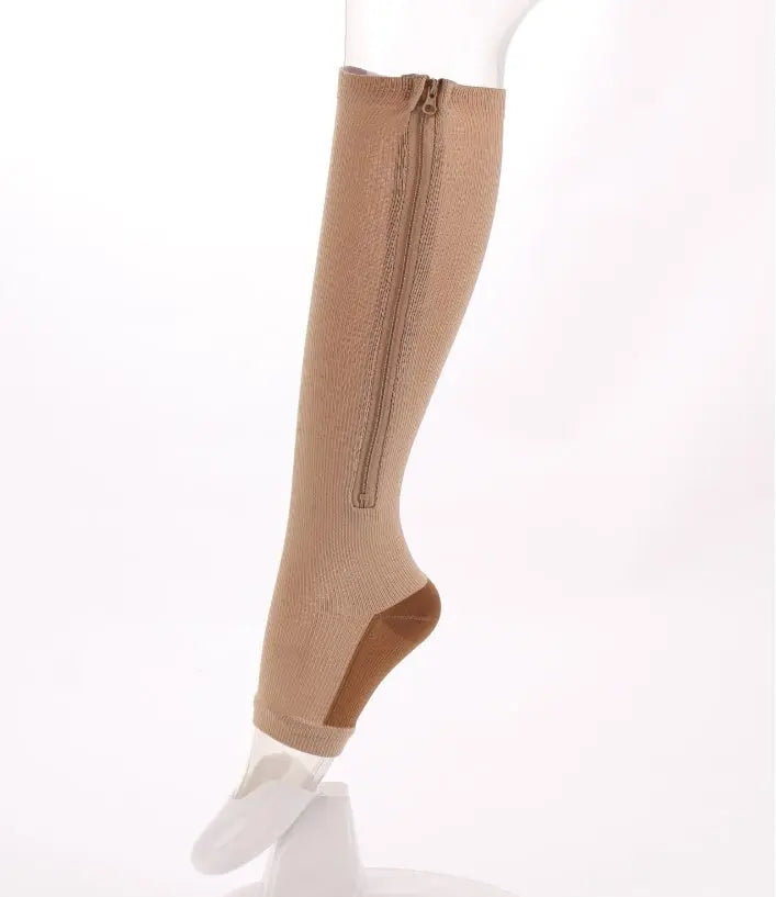 Elastic socks sports compression socks compression zipper socks hercurva