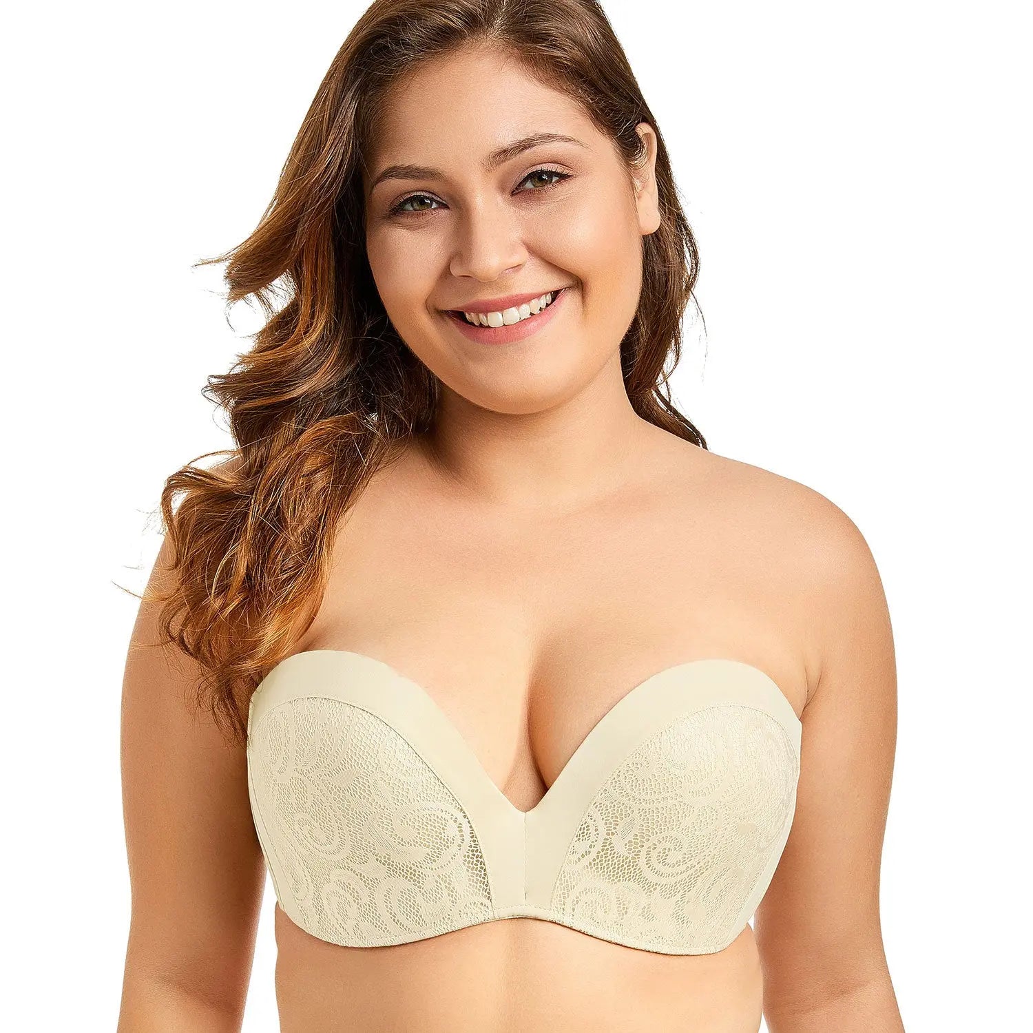 Female tube top anti-slip thin support hercurva