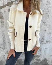 THASHA - Casual Lapel Single-breasted Jacket #NEO11520
