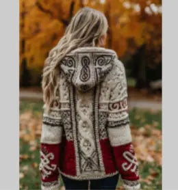 Women's Skin-friendly, Anti-pilling Knitted Cardigan With A Round Neckline, Loose Fit, And Long Length hercurva