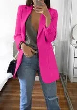Lapel Slim Cardigan Temperament Blazer hercurva