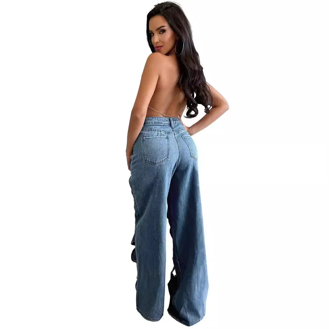 Casual Love Twist Jeans For Women hercurva