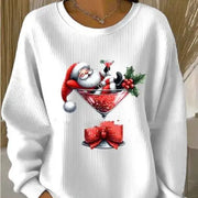 Europe And America Long-sleeved Round Neck Sweater hercurva