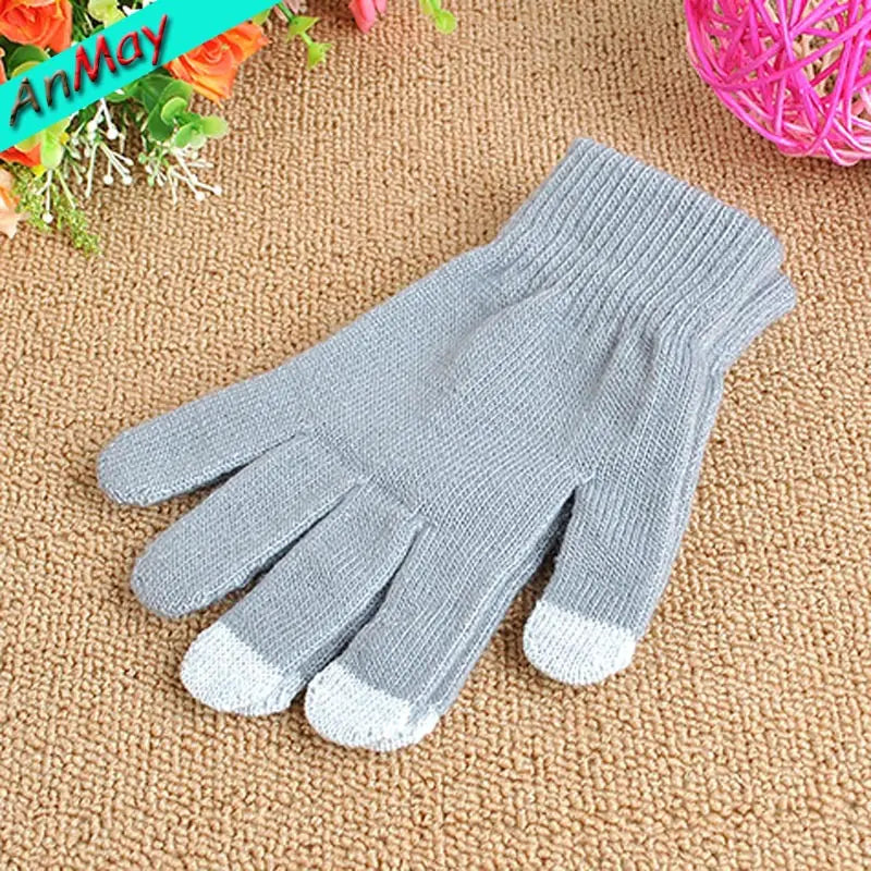 Touch screen gloves warm knit wool touch screen gloves winter touch gloves hercurva