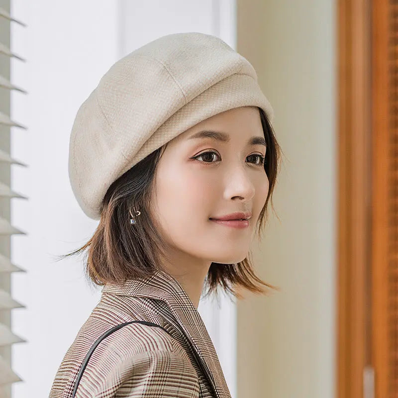 Korean Version Of British Retro Octagonal Hat hercurva