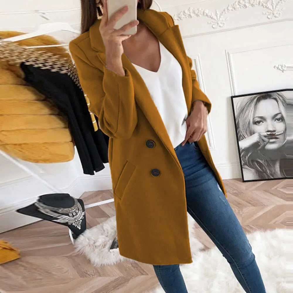 Medium Long Wool Coat hercurva