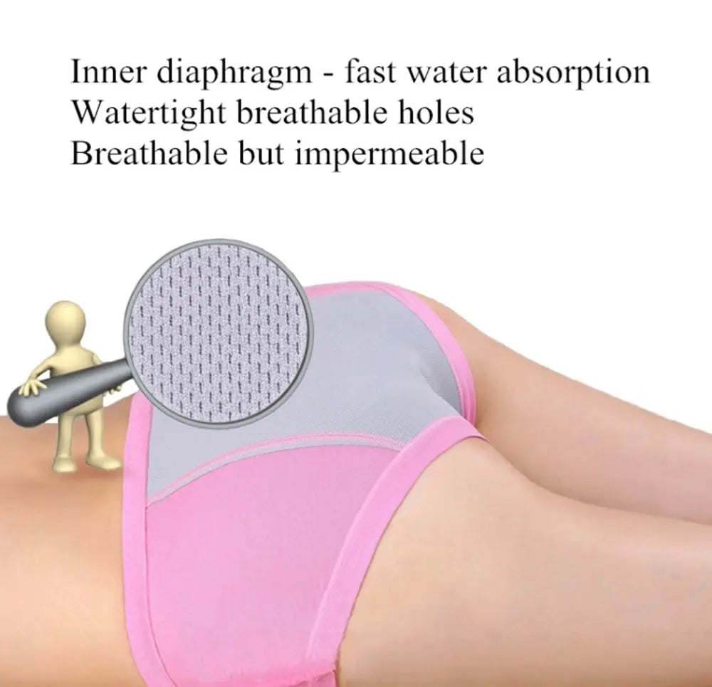 3Pcs Pack Menstrual Panties Women Underwear hercurva