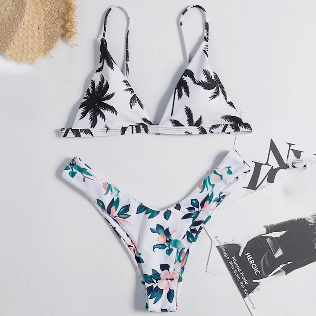 Sexy strapless backless ladies swimwear hercurva