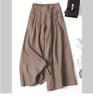 Women's High Waist Thin Slim Ninth Pants hercurva