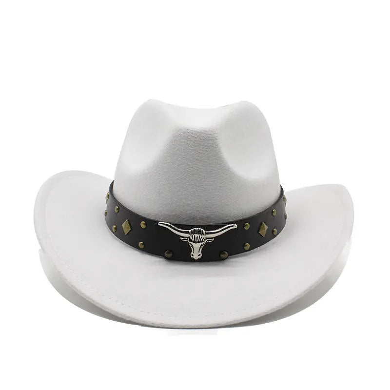 Polyester Retro Jazz Western Cowboy Hat hercurva