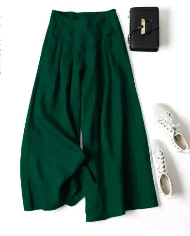Women's High Waist Thin Slim Ninth Pants hercurva