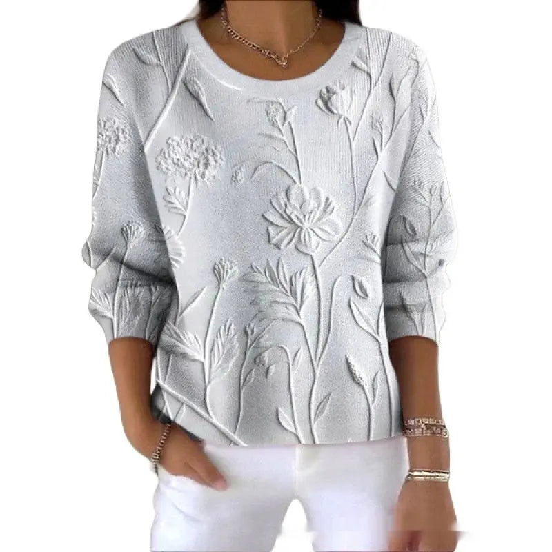 Women's Round-Neck Casual Commuter Sweater hercurva