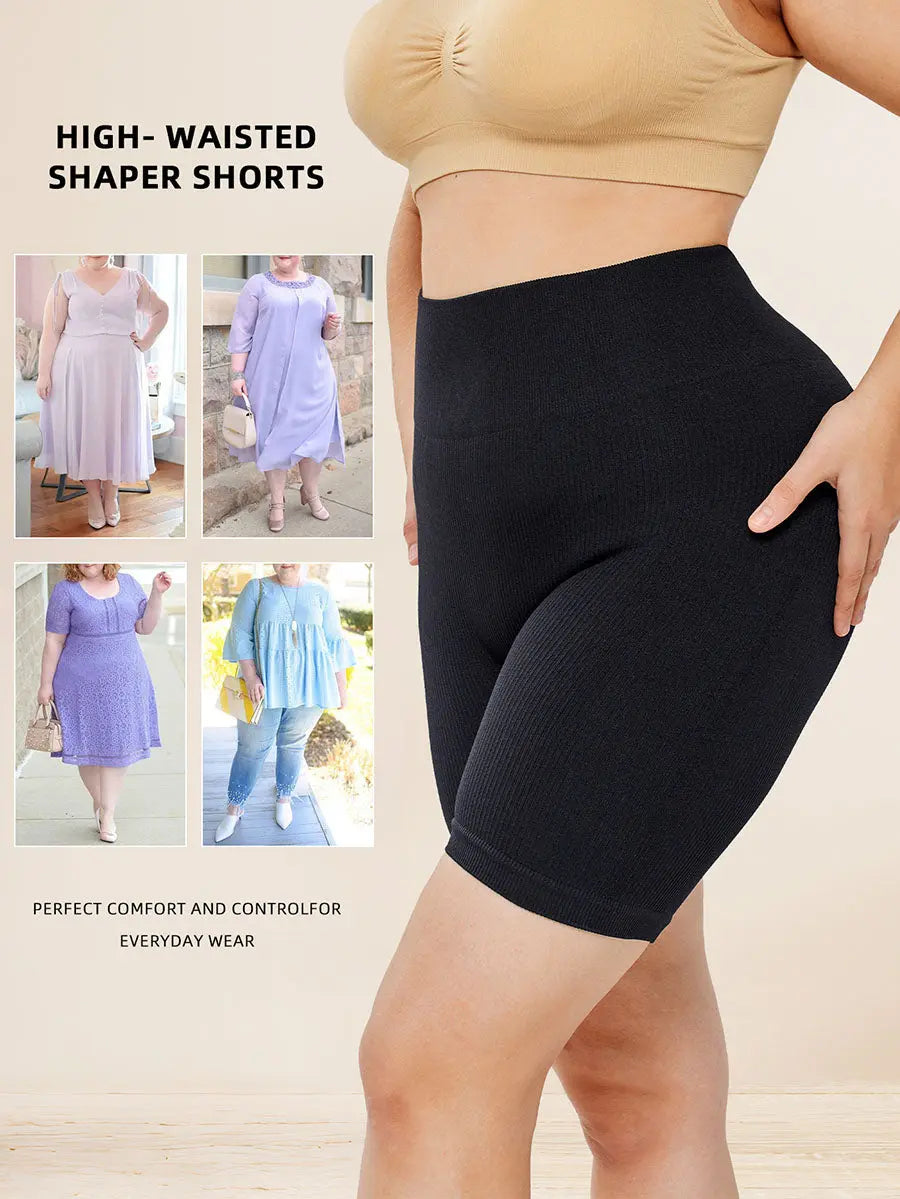 High Waisted Body Shaper Thigh Slimmer Butt Lifting Shapewear For Women hercurva