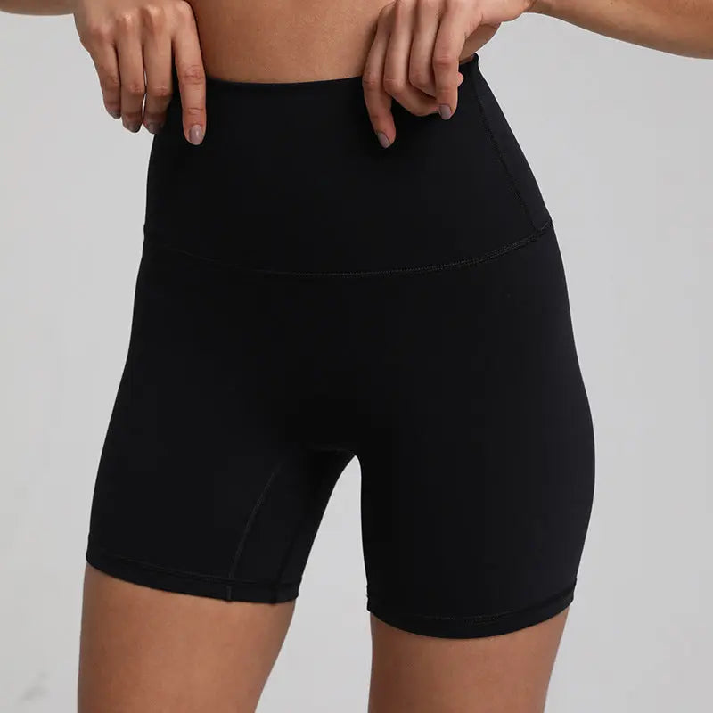 Nude Feel Yoga Quick-drying Breathable Slim Fit Sports Shorts hercurva