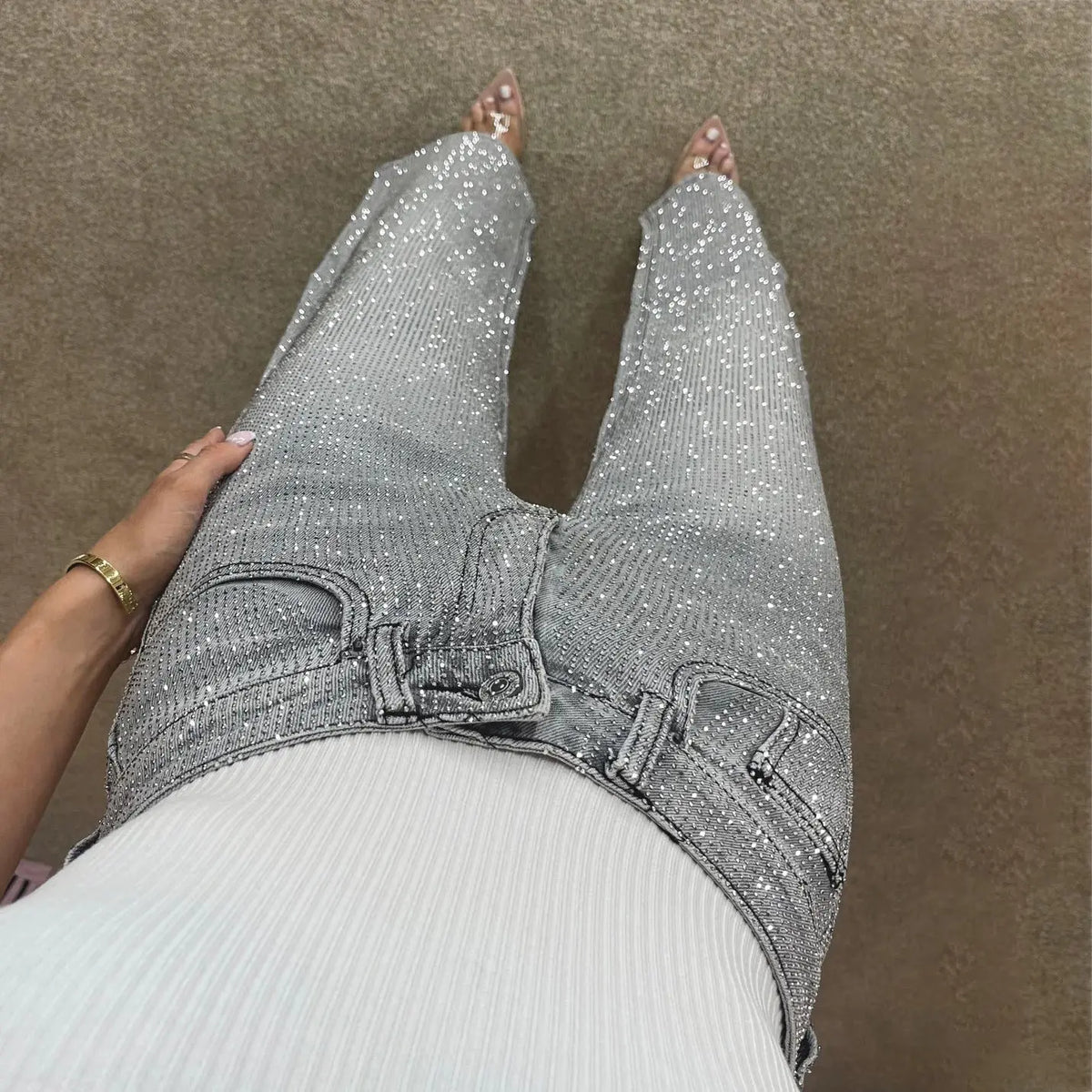 Summer High Waist All-matching Pants Women's Denim hercurva