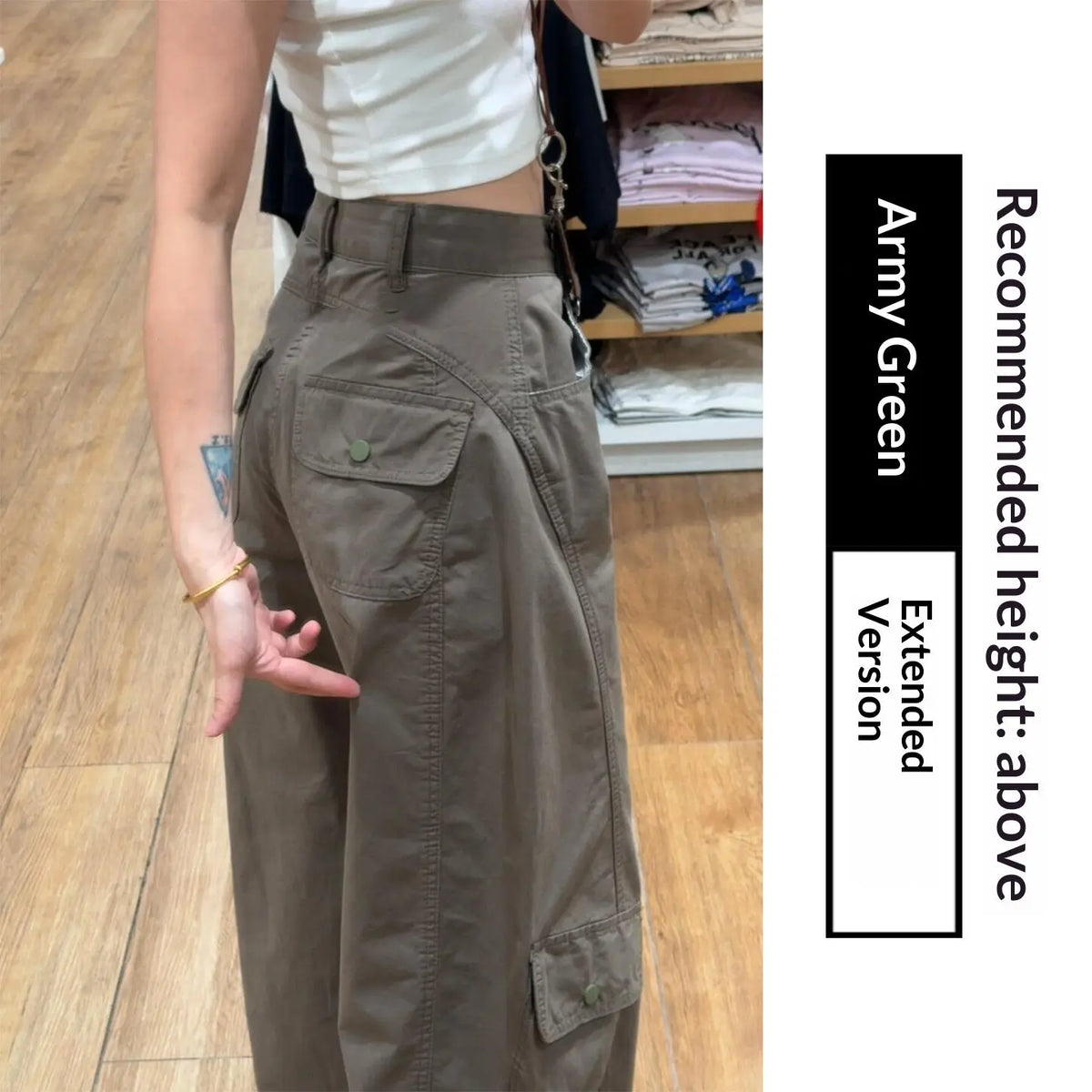 American-style Vintage Work Pants For Women Autumn Winter hercurva