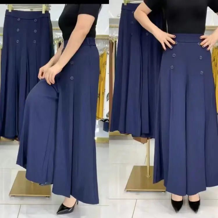 Women's Loose Fashion High Waist Thin Wide Leg Pants hercurva