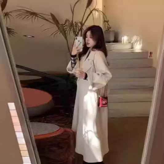 Small Wool Woolen Woolen Coat hercurva
