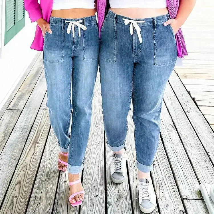 Women's Loose All-match Casual Straight-leg Jeans hercurva