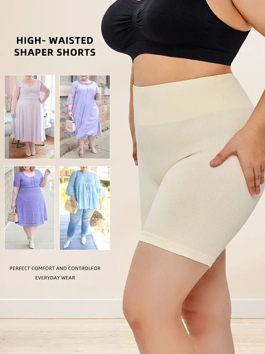 High Waisted Body Shaper Thigh Slimmer Butt Lifting Shapewear For Women hercurva