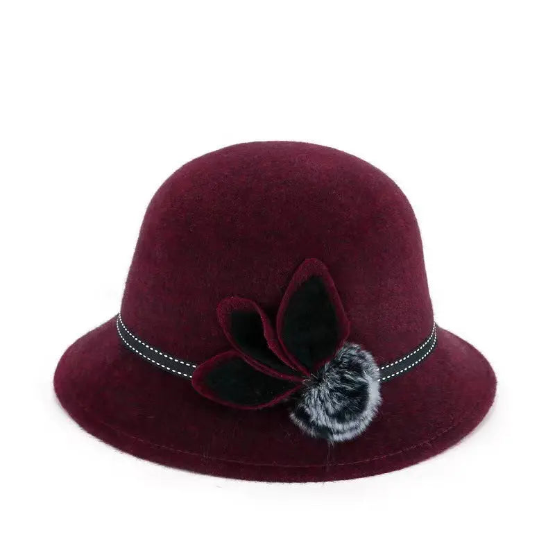 Flower Fashion Hat Temperament Fairy Style Fisherman's hercurva