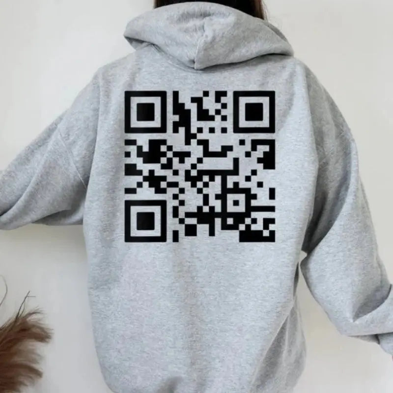 Women's Brushed Hoody Plain Letter Printing hercurva