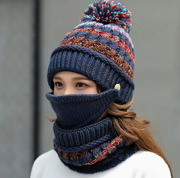 Korean winter knitted hat hercurva