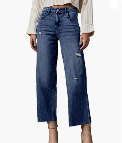 Women's High Waisted Loose Jeans hercurva
