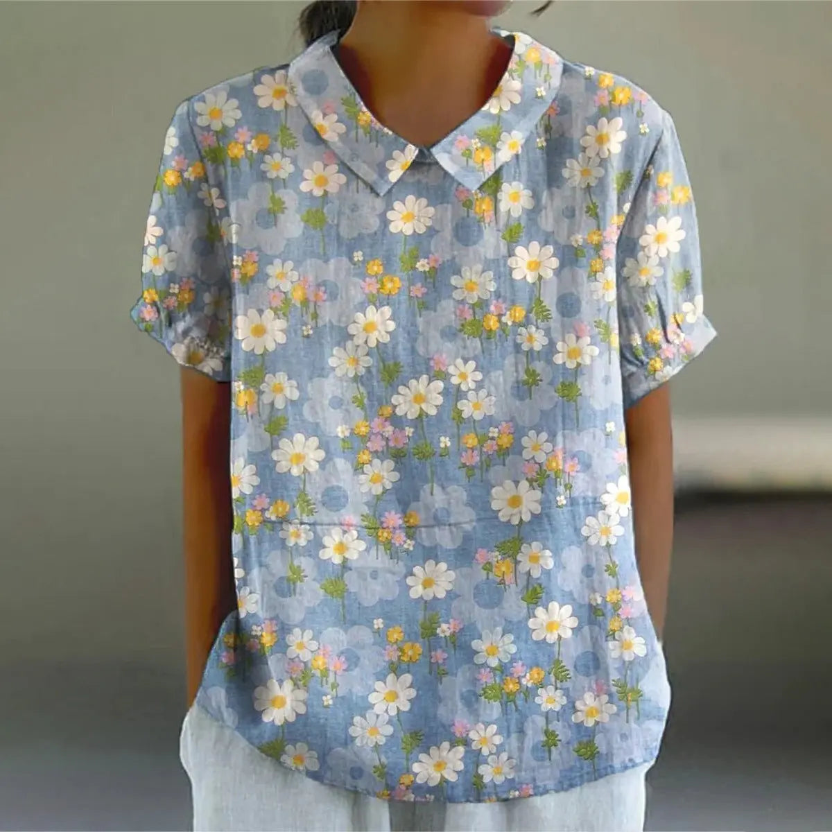 Shirt Women's Short Sleeve Creative Retro Short Sleeve T-shirt hercurva
