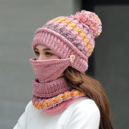 Korean winter knitted hat hercurva