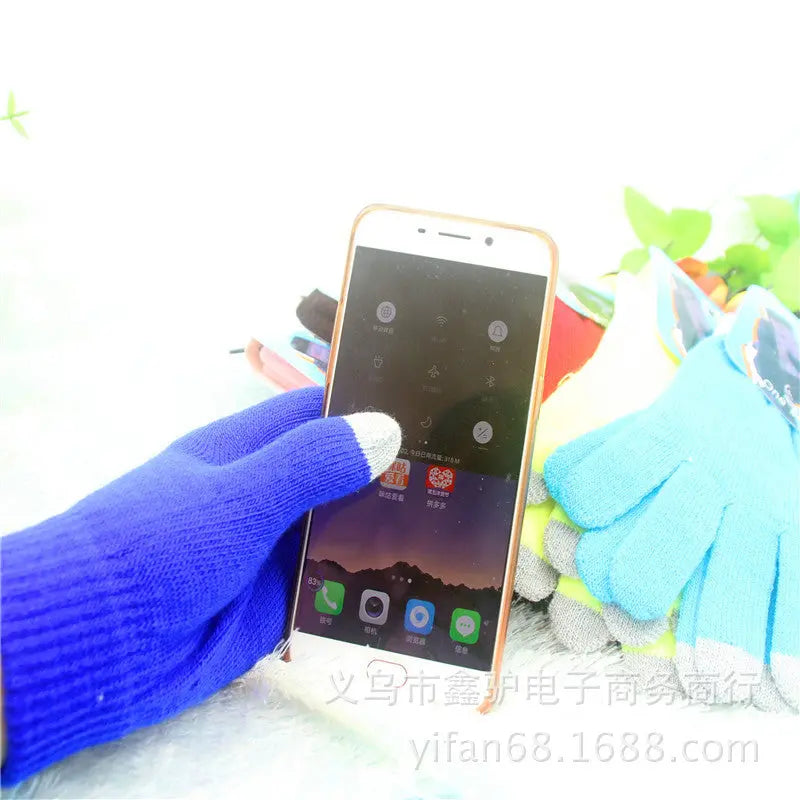 Touch screen gloves warm knit wool touch screen gloves winter touch gloves hercurva